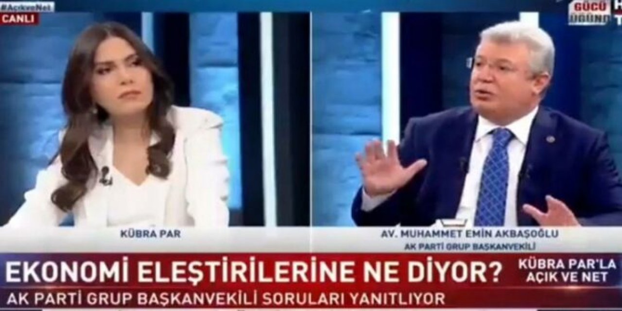 Sunucu uyardı ama... AKP’li vekilin ‘enflasyon’ hesabı gündem oldu