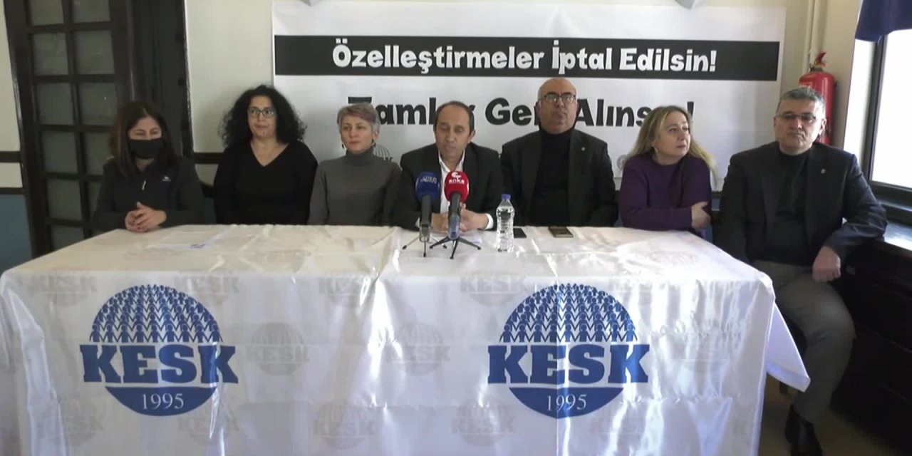 KESK duyurdu: Hafta boyunca tüm yurtta 'Zamlar geri alınsın' eylemi yapılacak
