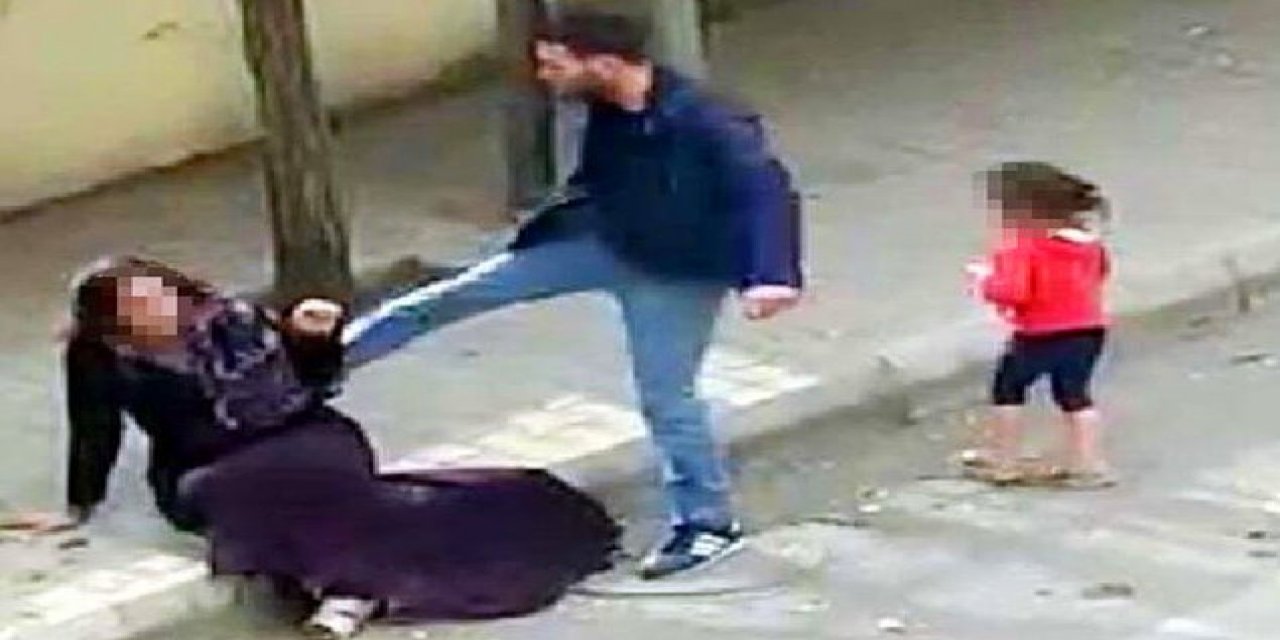 Eski eşini kızının önünde darbeden şahıs serbest bırakıldı!