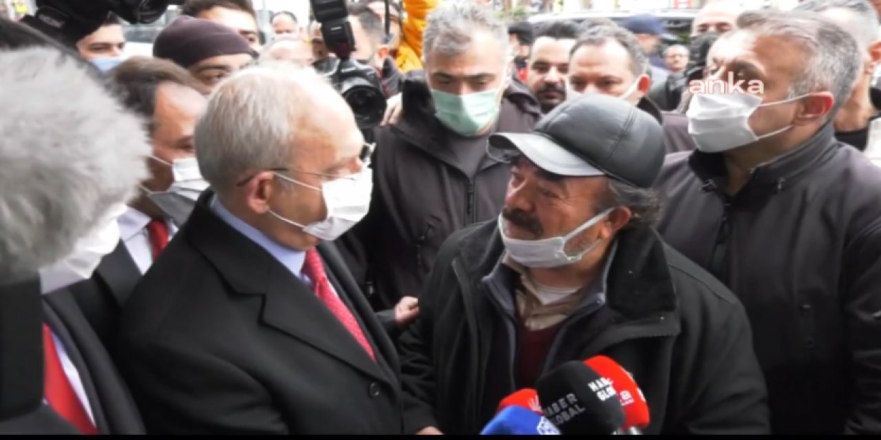 Yurttaş Kılıçdaroğlu'na anlatırken gözyaşlarına hakim olamadı: 'Bıktım bıktım, dünkü ekmeği aldım başkanım 1 lira 50 kuruşa'