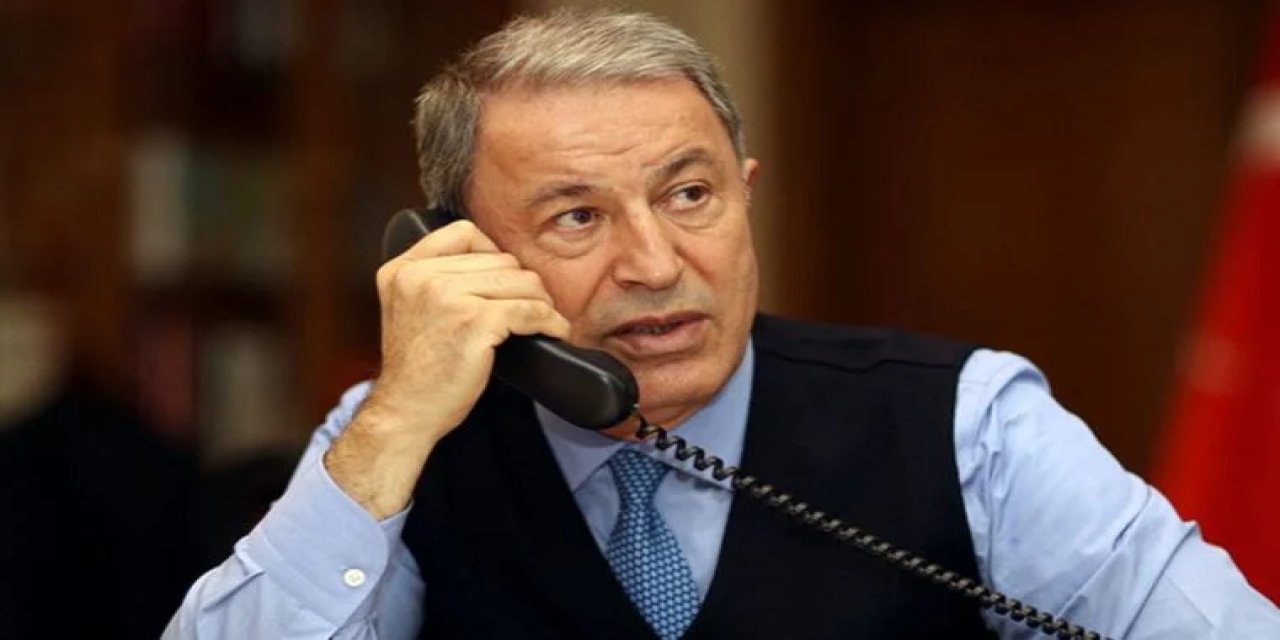 Hulusi Akar ile Ukrayna Savunma Bakanı arasında görüşme