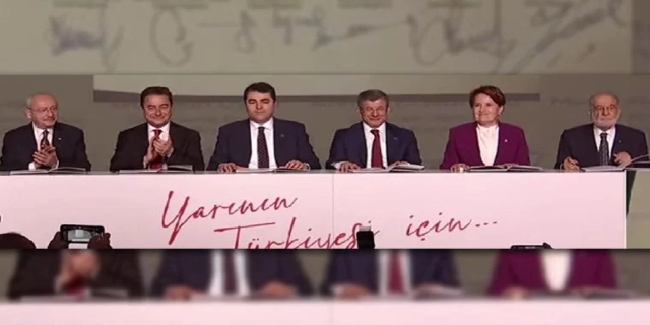 Ankara tarihi bir güne şahitlik etti: Muhalefet liderleri imza attı