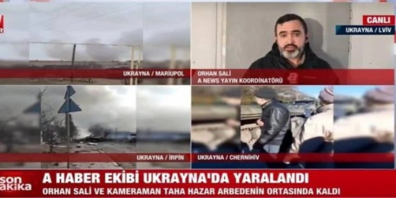 A Haber ekibi Ukrayna'da saldırıya uğradı