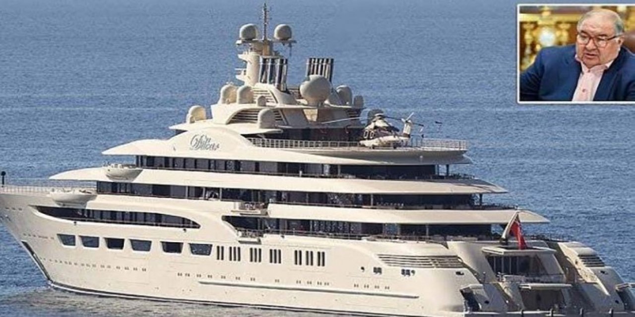 Rus oligarkın 600 milyon dolarlık lüks yatına el kondu