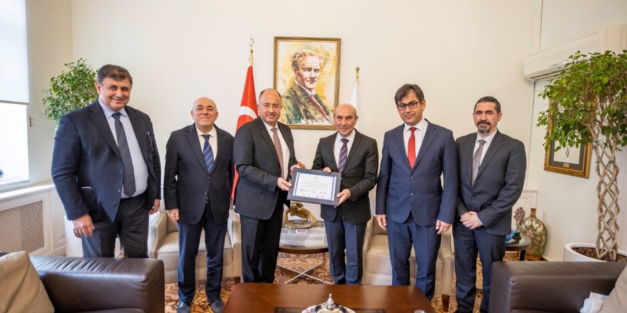 Başkan Soyer Kuzey İzmir Teknoloji Merkezi heyetini karşıladı