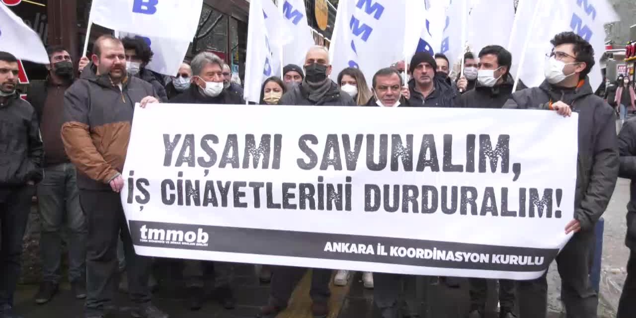 TMMOB Başkanı Koramaz: "İşyerleri emekçilerin hayatını kaybettiği yerlere dönüşmüş durumda"