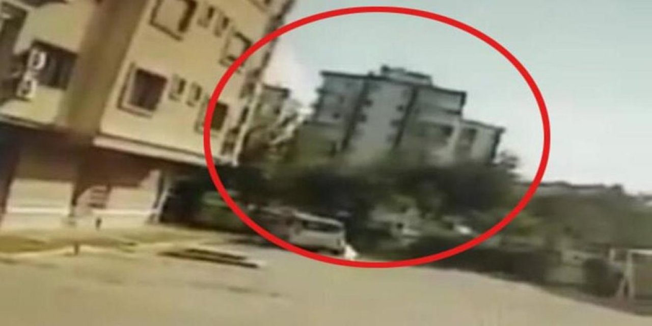 8 kişiye mezar olan Yağcıoğlu apartmanı böyle yerle bir oldu! İzmir depremine ait yeni görüntü!