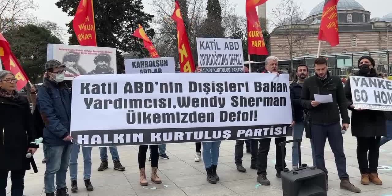 HKP, ABD Dışişleri Bakan Yardımcısı'nın Türkiye ziyaretini protesto etti