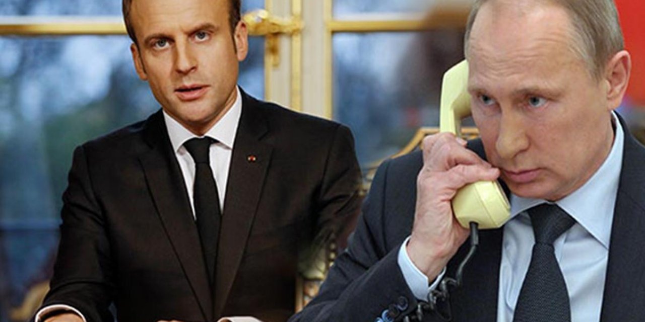 Macron ve Putin telefonda görüştü