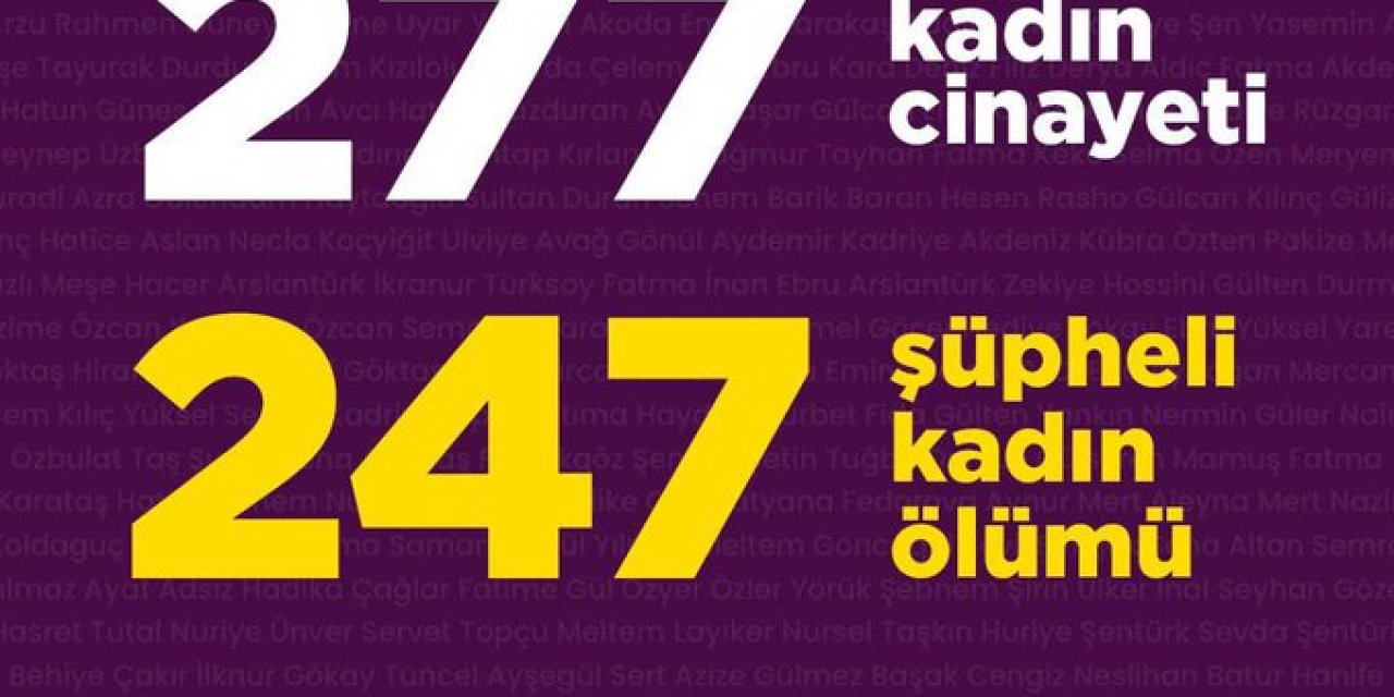 KADIN CİNAYETLERİNİ DURDURACAĞIZ PLATFORMU, 8 MART 2021’DEN BU YANA “277 KADININ ÖLDÜRÜLDÜĞÜNÜ” AÇIKLADI