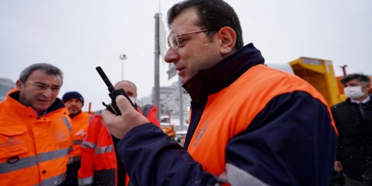 İmamoğlu'ndan kar yağışı uyarısı: Zorunlu olmadıkça trafiğe çıkmayın