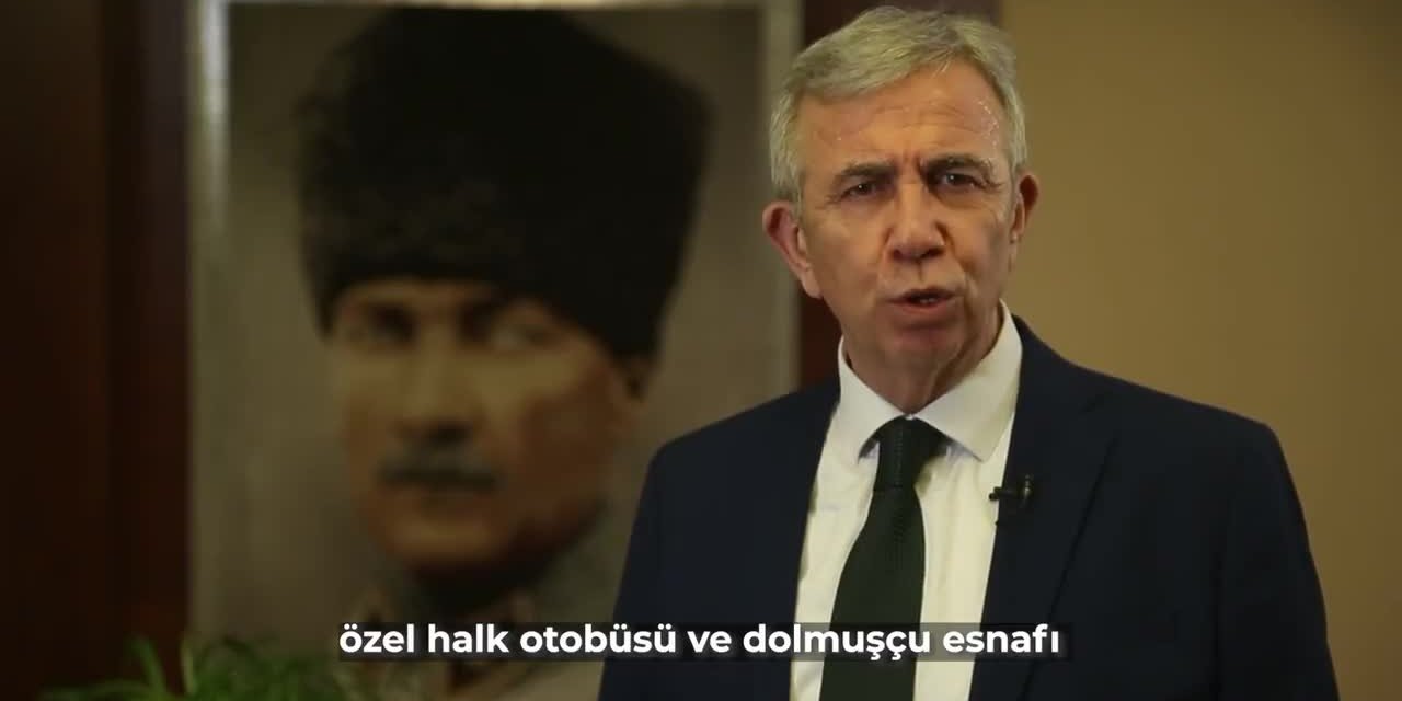 MANSUR YAVAŞ: "ÖZEL TOPLU TAŞIMA ESNAFI, YARINDAN İTİBAREN HİZMETLERİNE DEVAM EDEMEYECEKLERİNİ BİLDİRDİ"