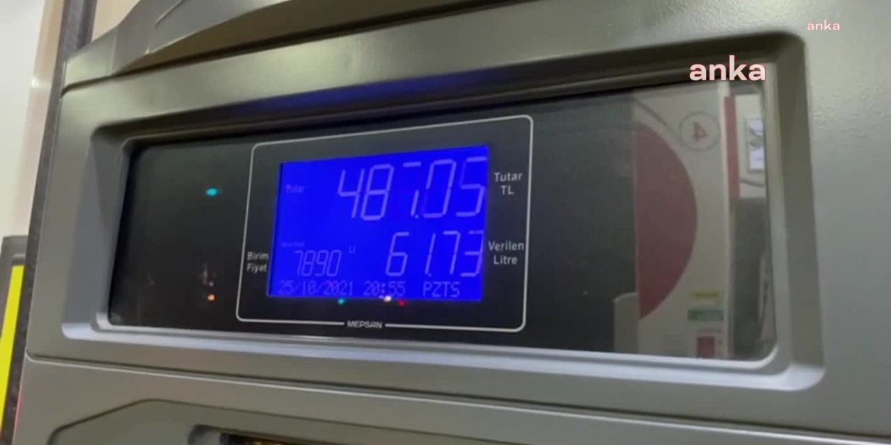 BENZİN VE MOTORİNE BUGÜN YAPILAN ZAM İPTAL EDİLDİ