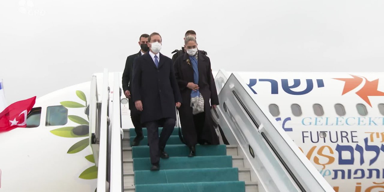 İSRAİL CUMHURBAŞKANI ISAAC HERZOG ANKARA’DA