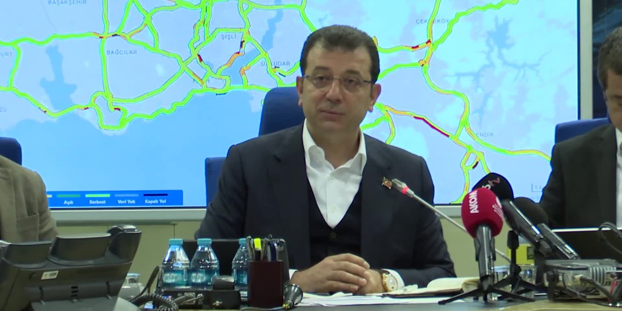 İMAMOĞLU'NDAN İSTANBULLULARA 'CUMARTESİ' UYARISI: "EVİNİZDE KALIN, ARAÇ KULLANMAYIN, TOPLU TAŞIMA KULLANIN"