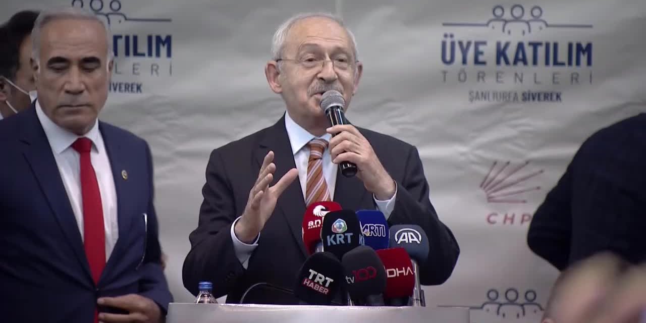 KILIÇDAROĞLU SİVEREK’TE: “SARAYLARDA GÖZÜM YOK. VATANDAŞ GİBİ YAŞARIM, VATANDAŞA HİZMET EDERİM”