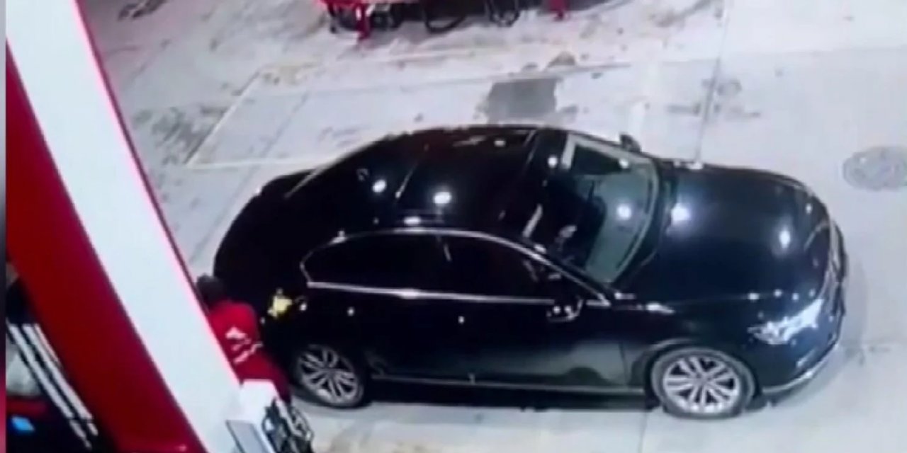 Depoyu fulleyip ödeme yapmadan kaçtı