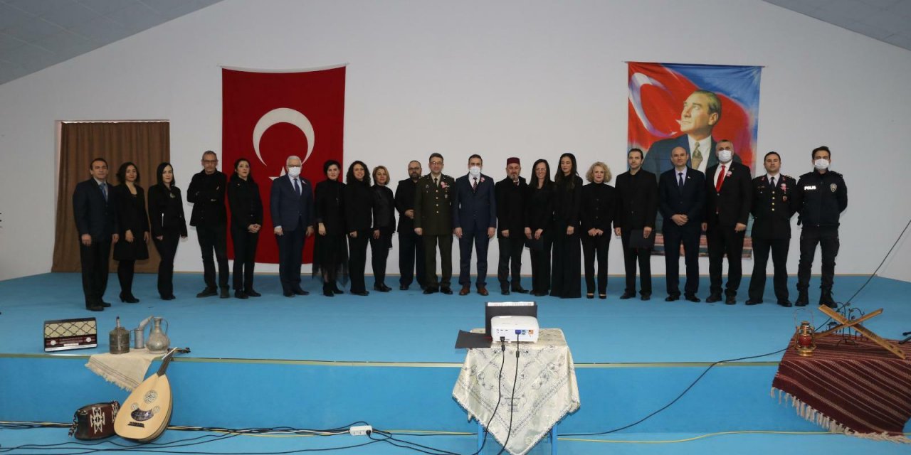 Burhaniye'de İstiklal Marşı'nın kabulünün 101. yıldönümü kutlandı