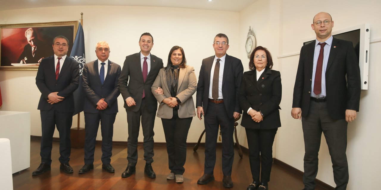 CHP Genel Merkezi'nden Aydın Büyükşehir Belediye Başkanı Çerçioğlu'na ziyaret