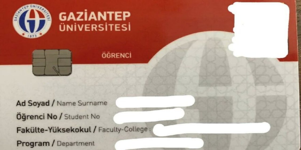 Gaziantep Üniversitesi'nde skandal! Kimlik kartlarından TC ibaresini kaldırdı