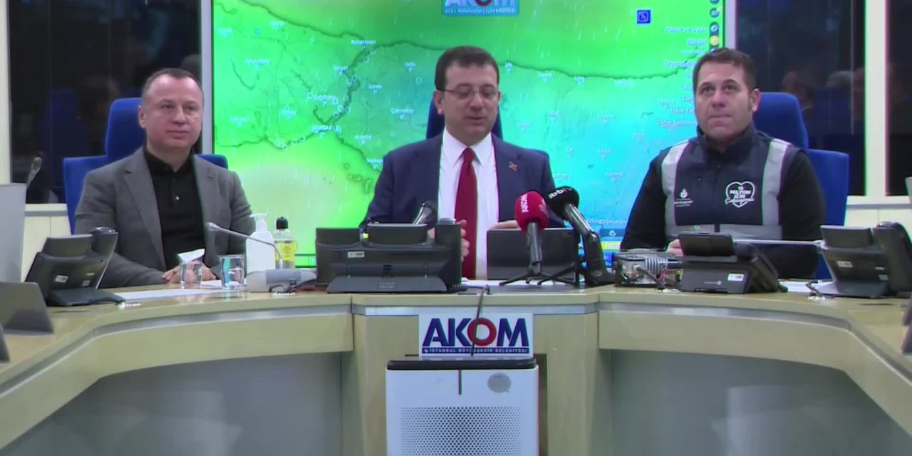 İmamoğlu: "Yarın akşama kadar etkili bir kar yağışı söz konusu"