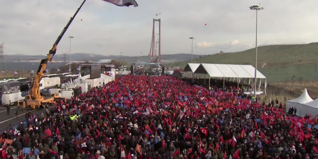 Erdoğan köprü açılışı yaptı: "Bir hafta ücretsiz, sonra 200 liracık"