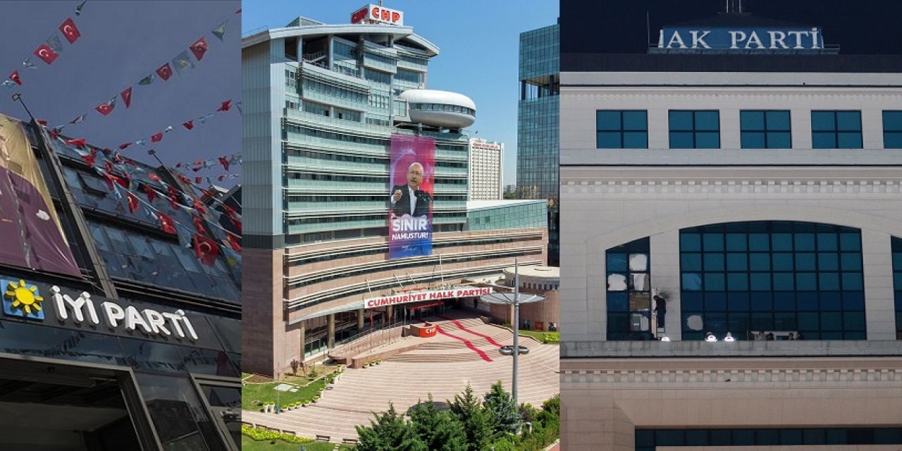 AKP'nin oyu son 1 yılda her ay düştü: İşte partilerin 1 yıllık anket sonuçları ve oy değişimleri!