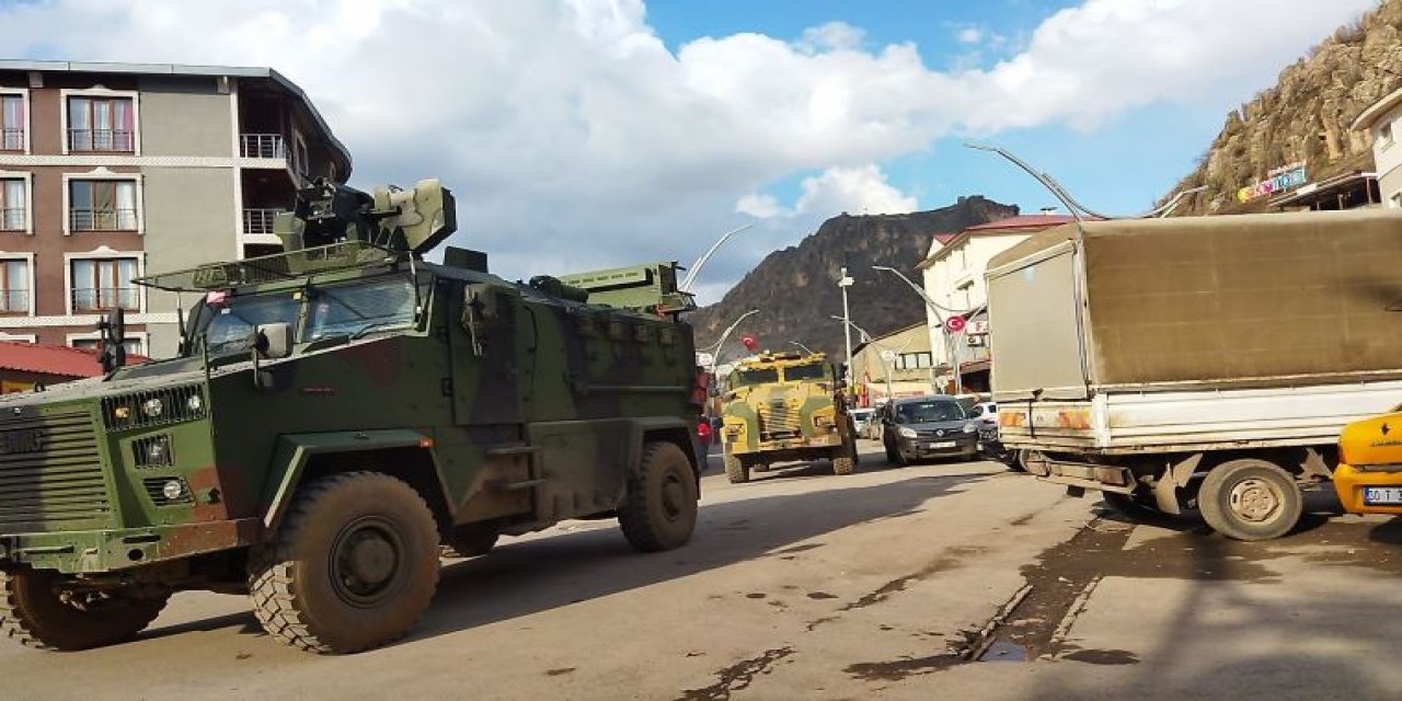 Çukurca'da askeri hareketlilik