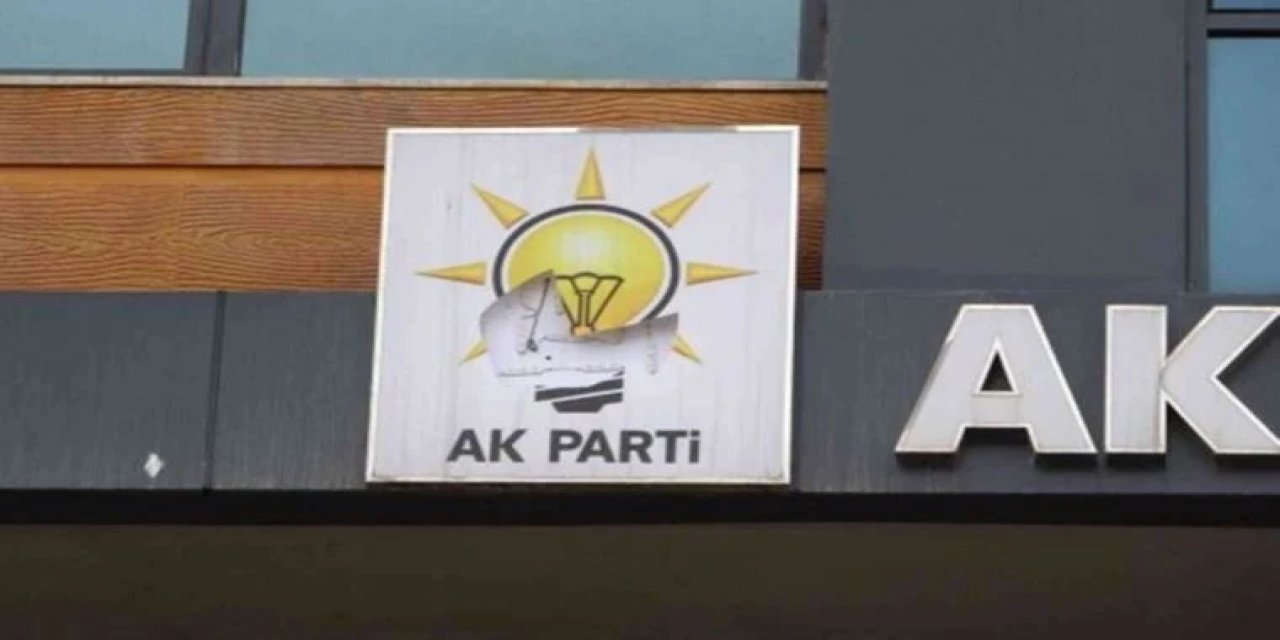 AKP binasına saldırı düzenlendi