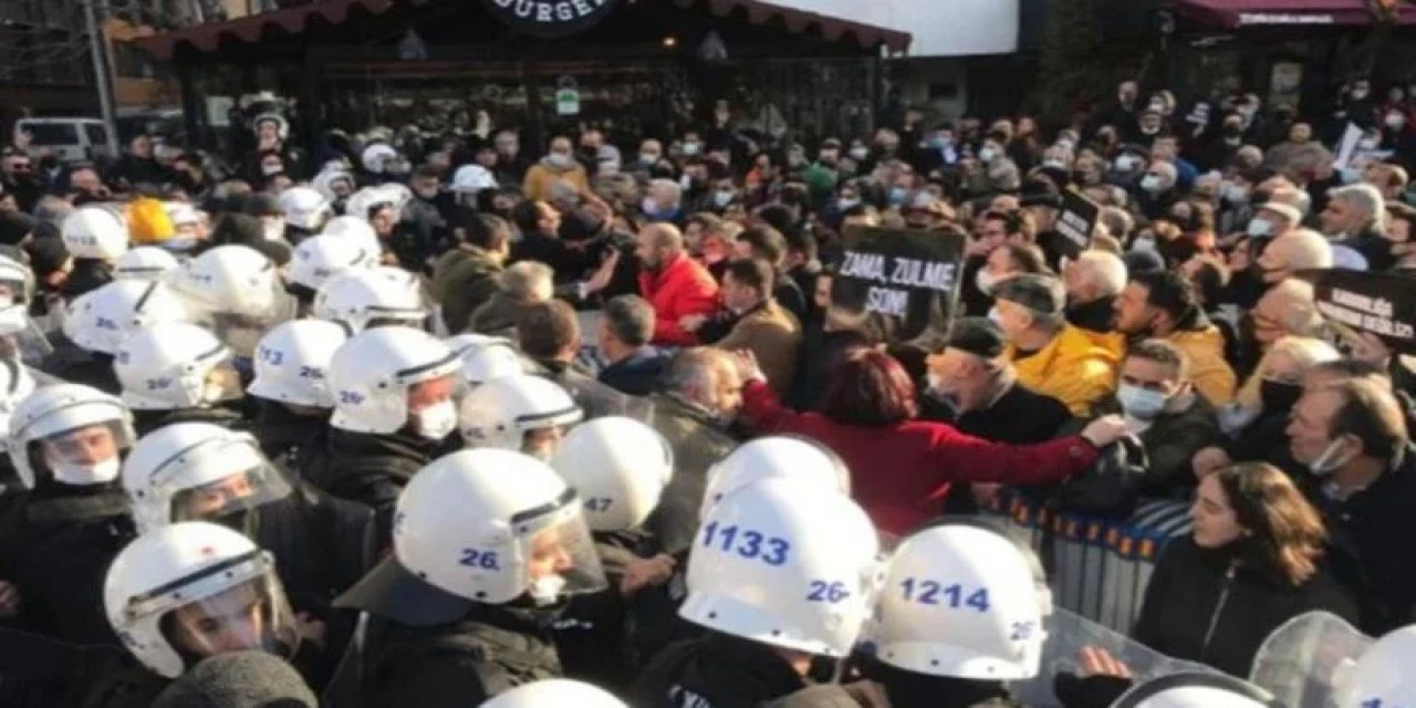 'Geçinemiyoruz' eylemine katılanlara soruşturma