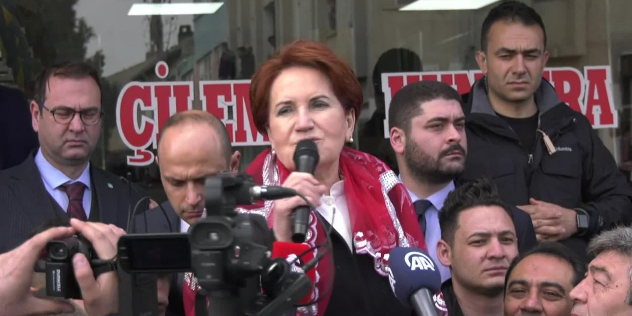 Meral Akşener Kayseri'de: "Bu arkadaşları göndereceğiz, tıpış tıpış gidecekler"