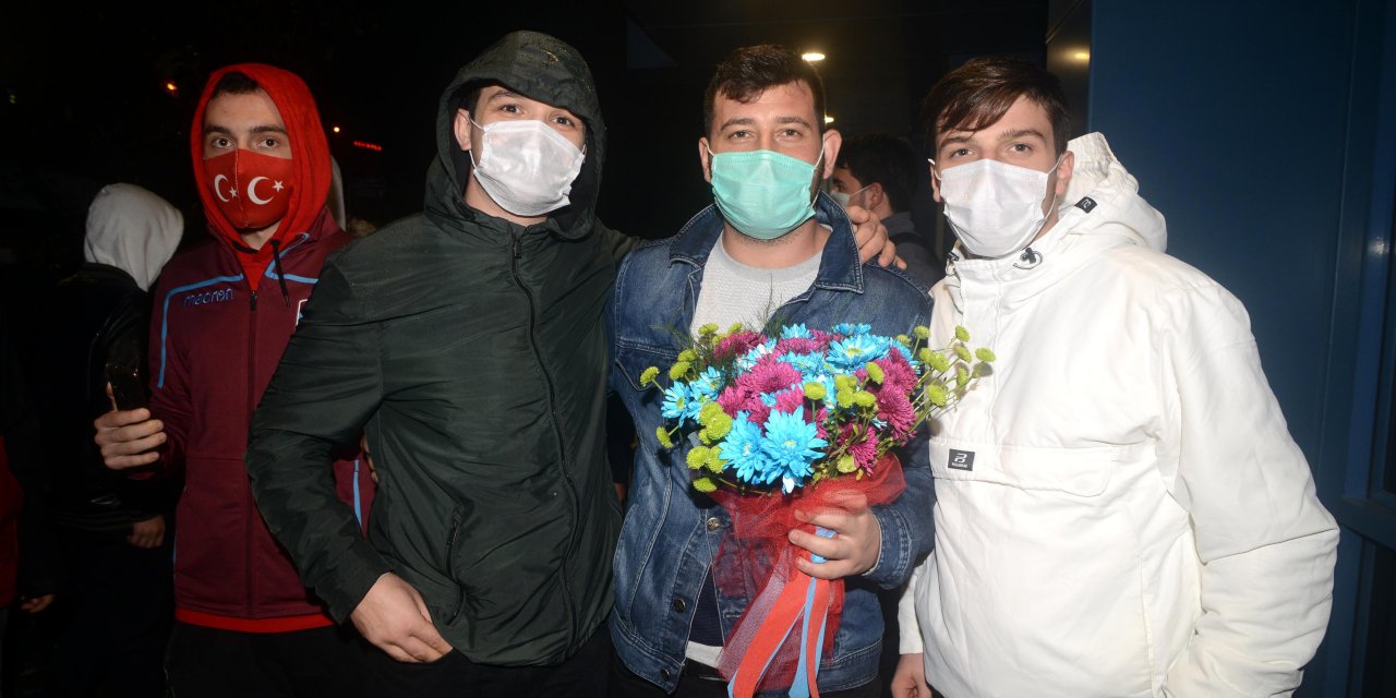 Abdullah Avcı'ya Trabzon’da coşkulu karşılama