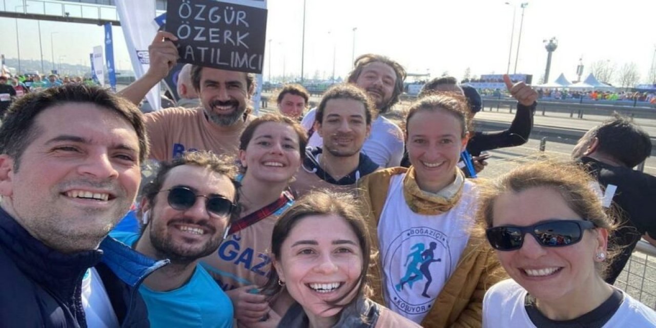 Boğaziçililer özgür ve özerk üniversite için koştu