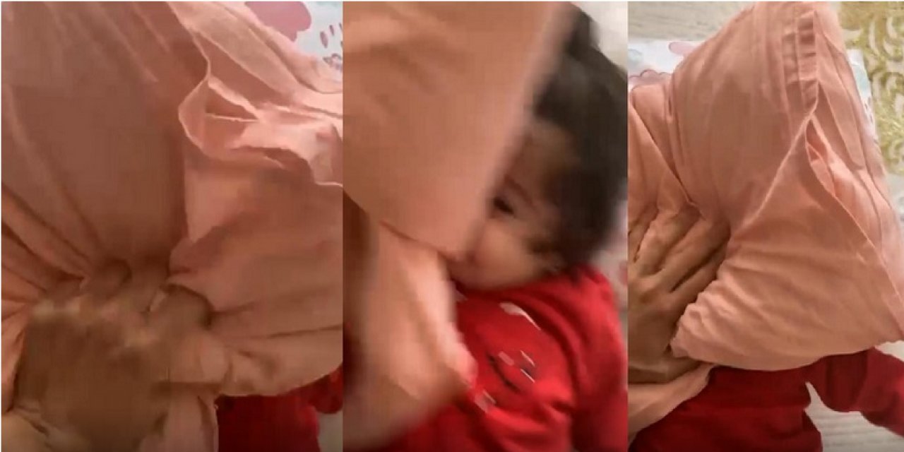 8 aylık bebeğini boğmaya çalışıp video çekti: İlk ifadesi şoke etti