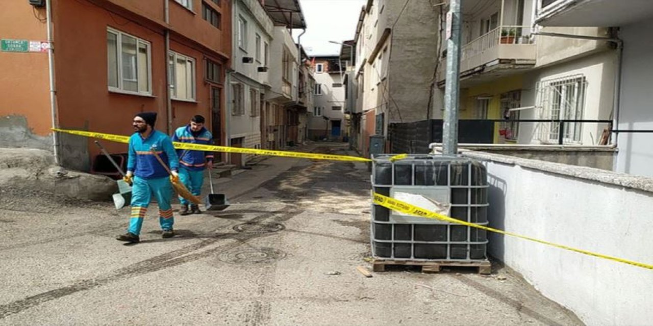 Bursa'da 1 buçuk tonluk kimyasal madde alarmı