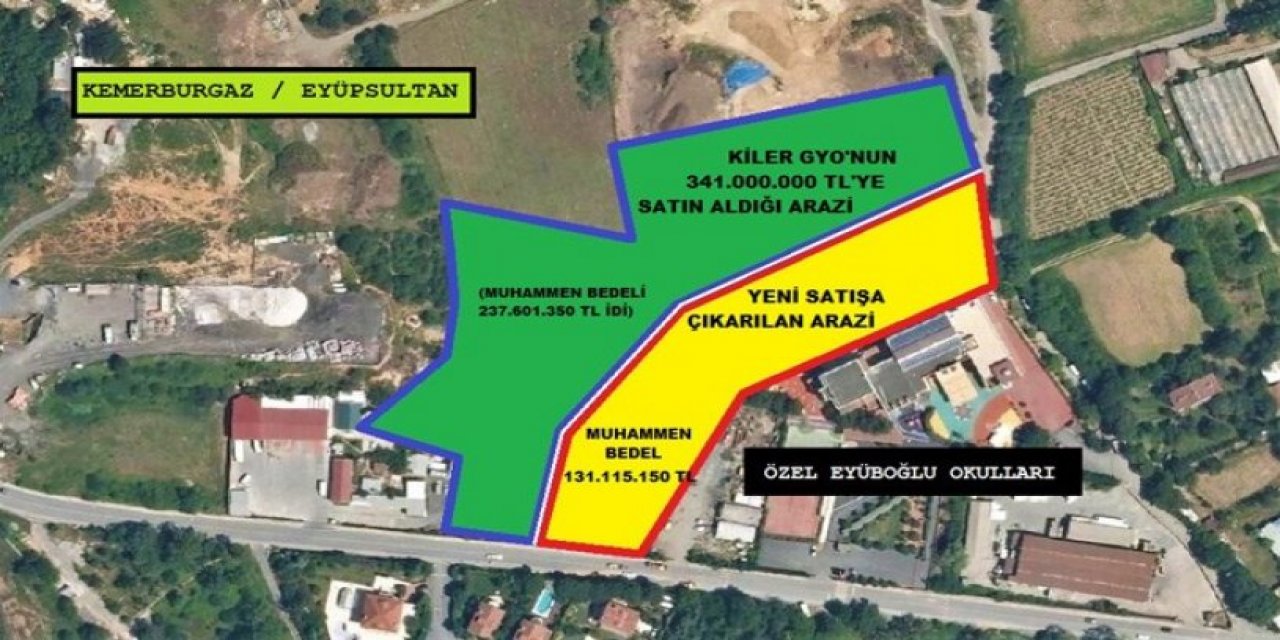 AKP’li belediye, geçen ay satılan arsanın bitişiğini de satışa çıkardı