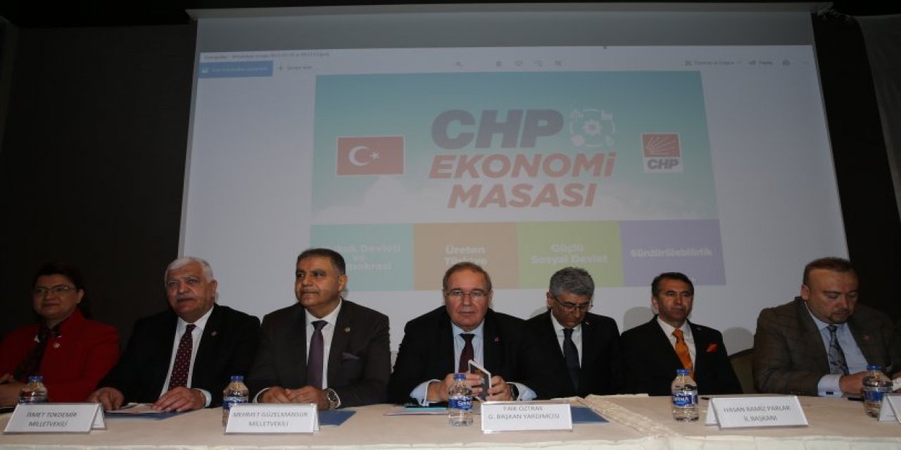 CHP Ekonomi masası heyeti iş insanlarıyla bir araya geldi: 'Siyasi ahlak yasasını mutlaka çıkartmalıyız'