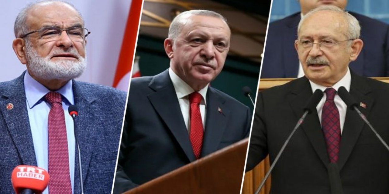 Erdoğan'ın hedefinde Kılıçdaroğlu ve Karamollaoğlu vardı: "Temel Bey ebedi alemden Erbakan hocamla nasıl irtibat kurdu; Kılıçdaroğlu vergi memuru ama ben ekonomistim"