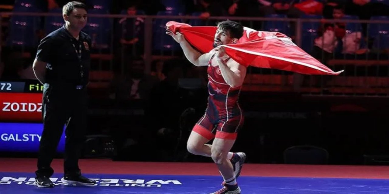 Milli güreşçi Kerem Kamal, Avrupa şampiyonu oldu