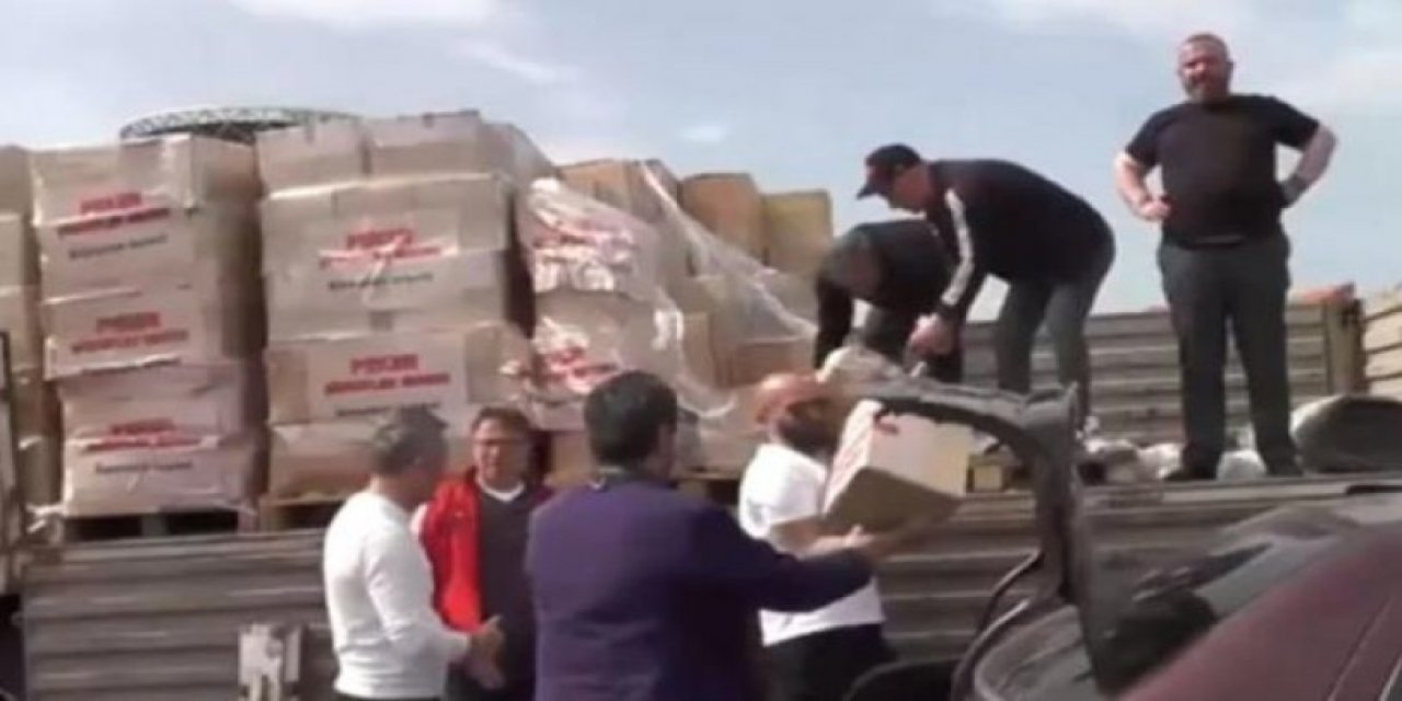 Sedat Peker'in yaptırdığı yardım kolilerini dağıtanlar gözaltına alındı: 'Alakam yok, video çekmeye gittim'