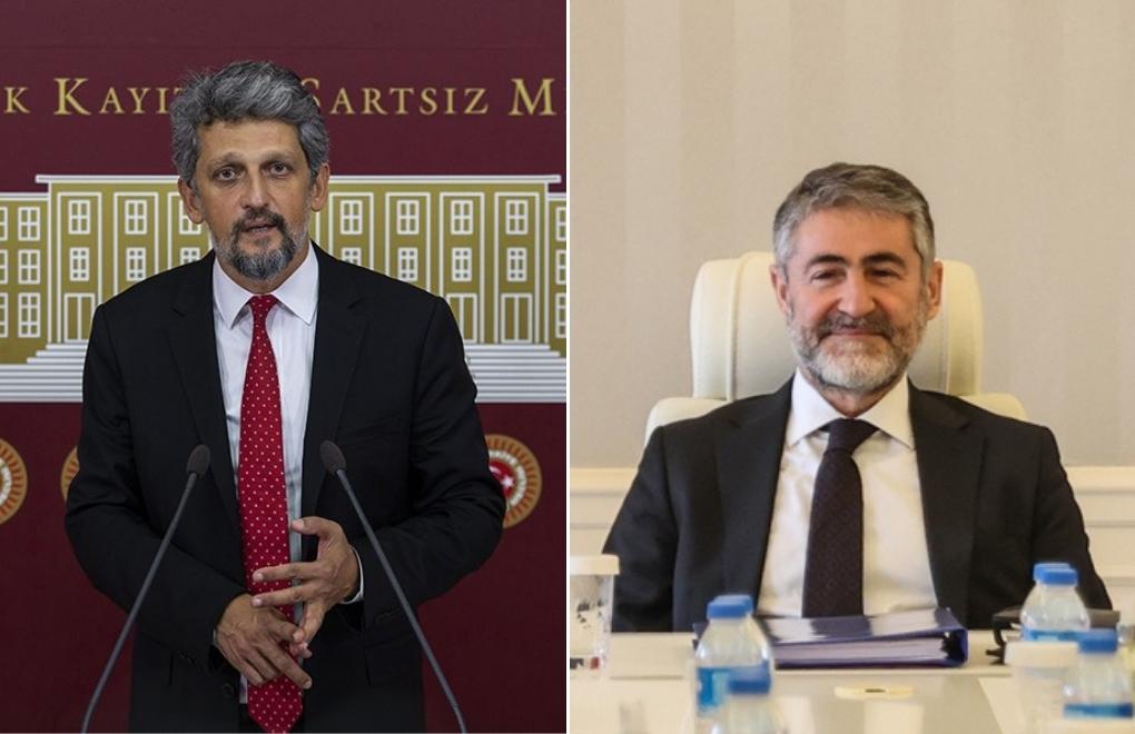 HDP'li Paylan Einstein’ın sözünü hatırlattı: "Sayın Nebati, aptallık etmeyin"
