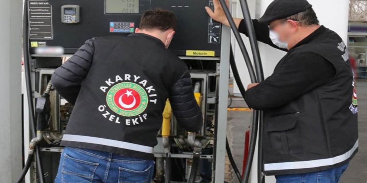 Başkentte kaçak akaryakıt satışı yapan istasyonlara operasyon