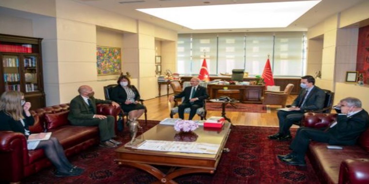 Kılıçdaroğlu, Birleşik Krallık Türkiye Büyükelçisi Chilcott'u kabul etti