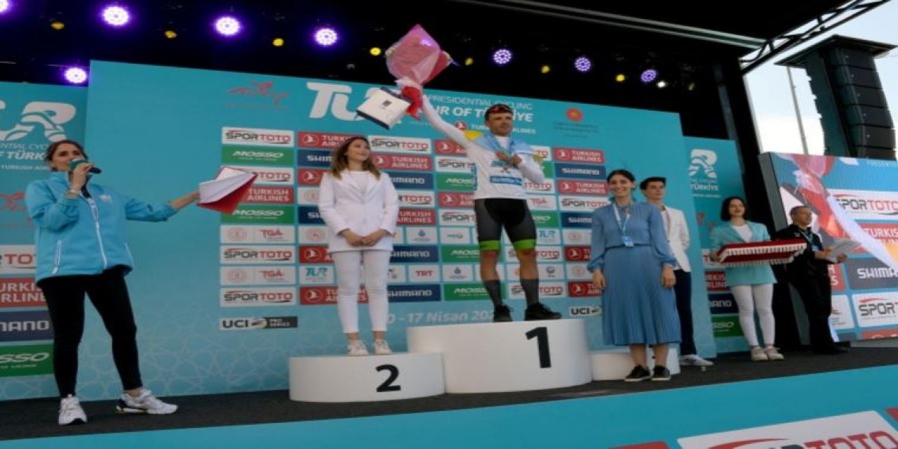 57. Cumhurbaşkanlığı Türkiye Bisiklet Turu'nda dikkat çeken mesaj