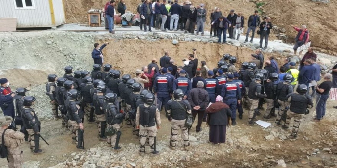 Trabzon’da HES isyanı! Halk ayaklandı, ortalık karıştı