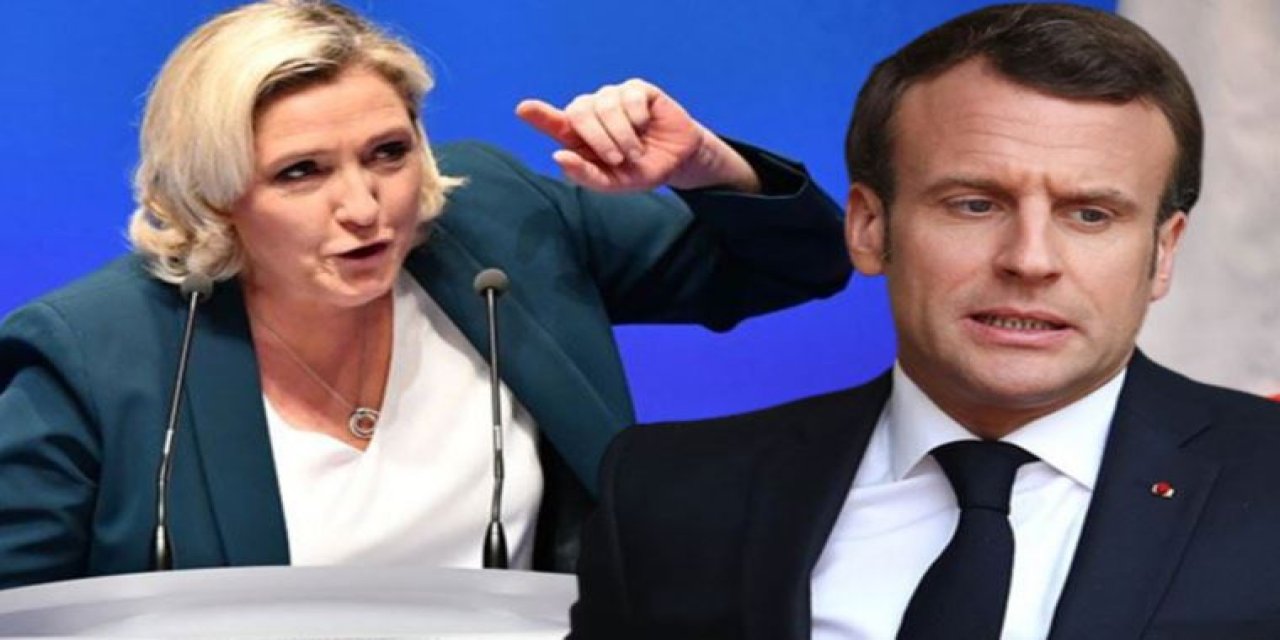 Fransa'da ilk sonuçlar: Macron ve aşırı sağcı Marine Le Pen ikinci tura kaldı