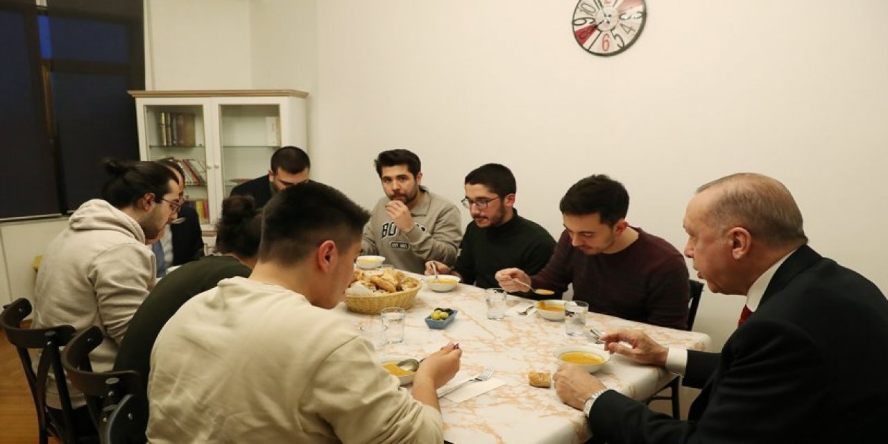 Öğrencilerle paylaştı: İşte Erdoğan'ın en sevdiği yemek