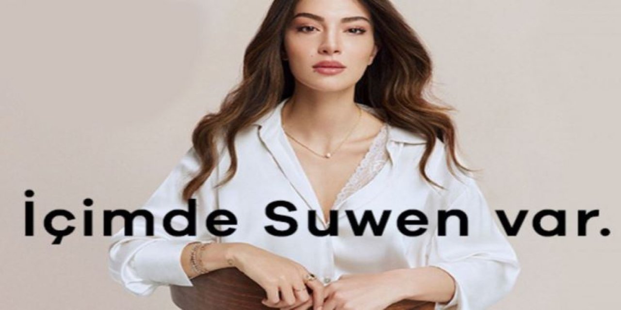 Melisa Aslı Pamuk'un reklam yüzü olduğu Suwen'e 'afiş' tepkisi: 'Arabistan mı burası?'