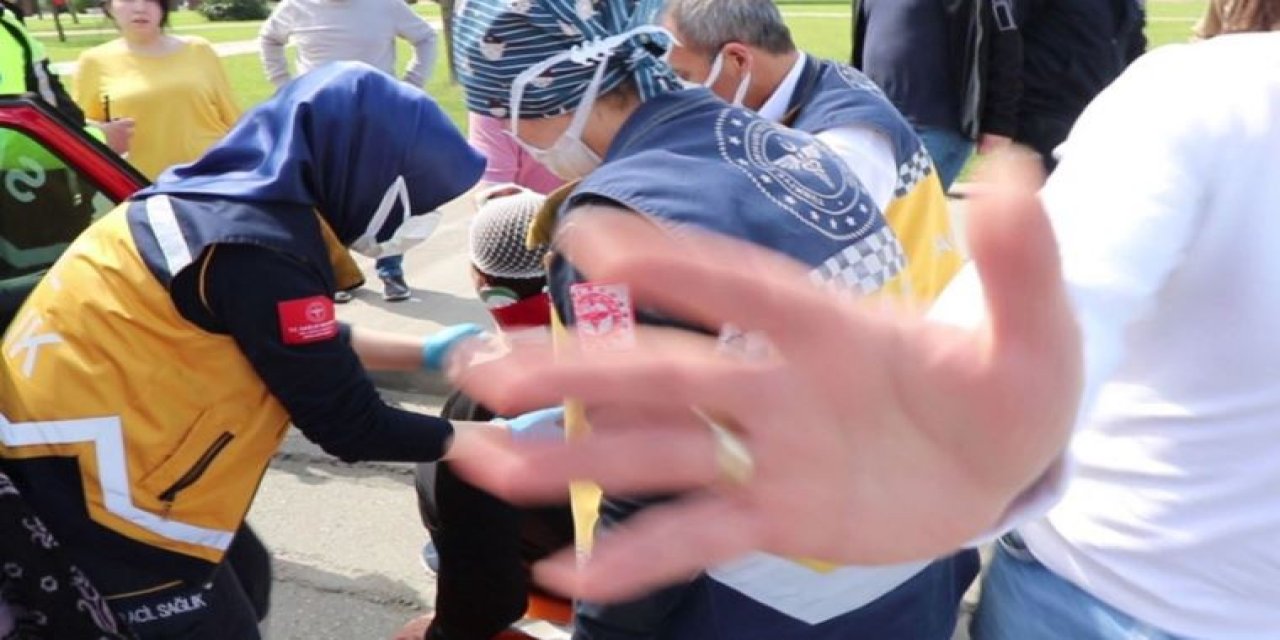 Polisten, kazayı çeken gazeteciye önce müdahale sonra tehdit