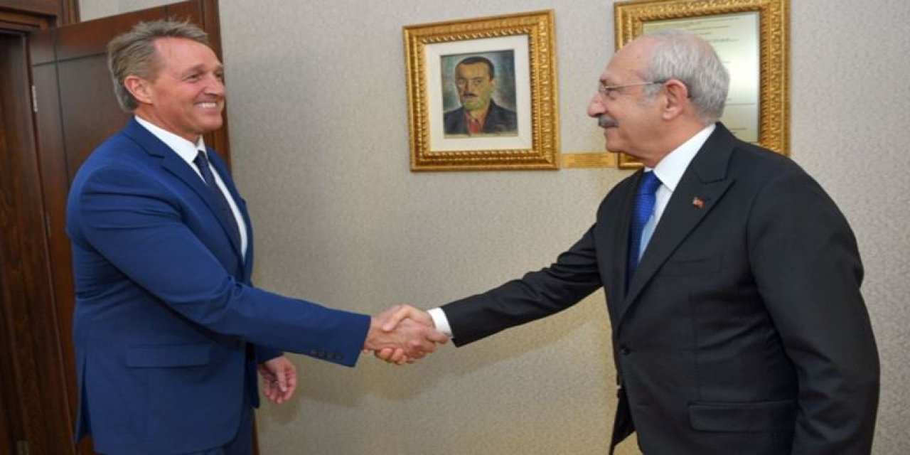 ABD'nin Ankara Büyükelçisi Jeffry Flake, CHP Genel Başkanı Kılıçdaroğlu'nu ziyaret etti